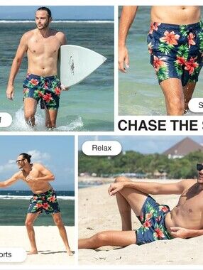 Kanu Surf Men's Monaco Swim Trunks 3X